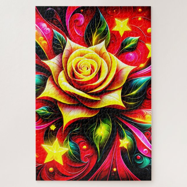 Flower Design Jigsaw Puzzle (Vertical)