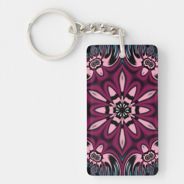 flower design keychain (Front)