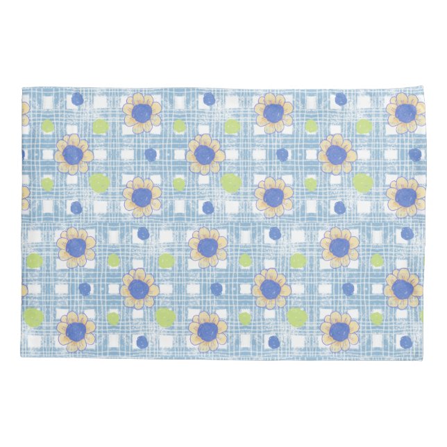 Flower Design Pillowcase (Back)