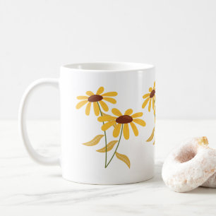 Flower design Puzzle Coffee Mug