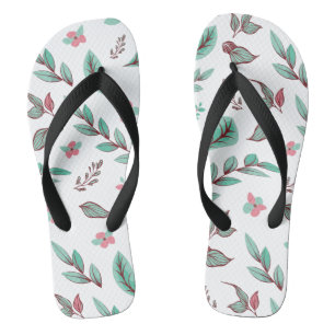 Flower Design Series 2 Flip Flops