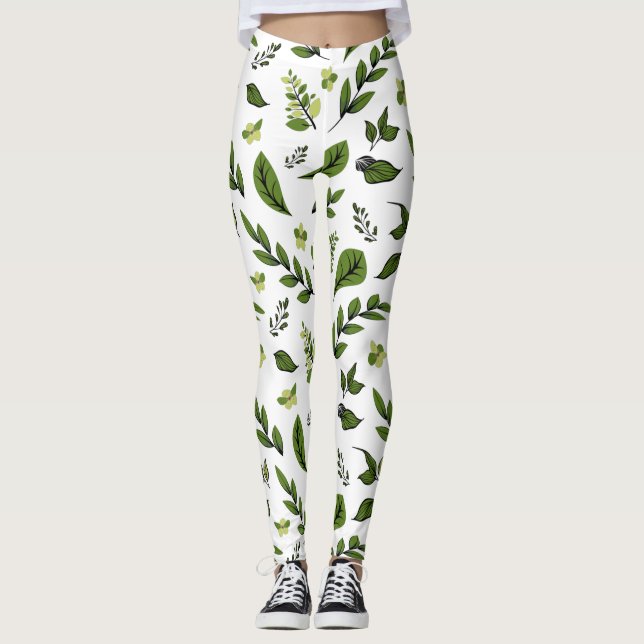 Flower Design Series 4 Leggings (Front)