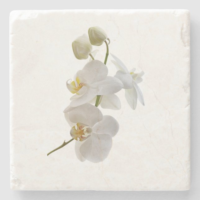 flower design  stone coaster (Front)