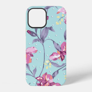 flower design textile illustrationart,background,d iPhone 12 case