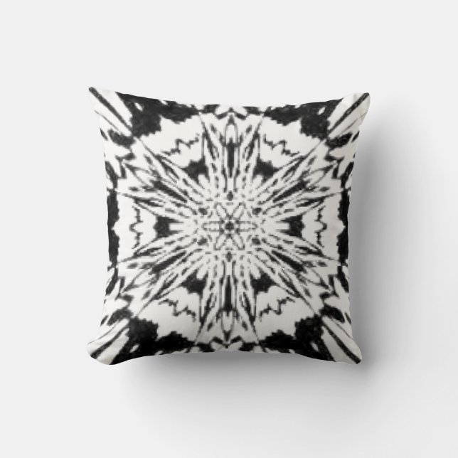  flower design  throw pillow (Front)