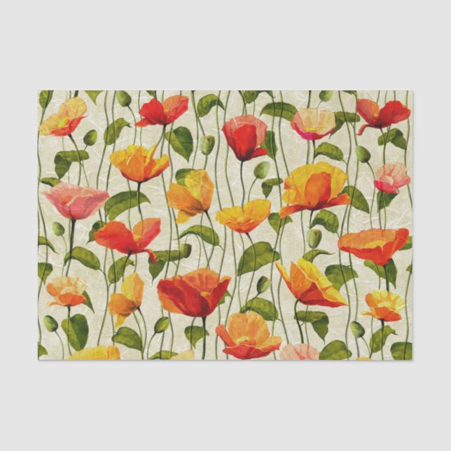 Flower Design  Tissue Paper (Front)