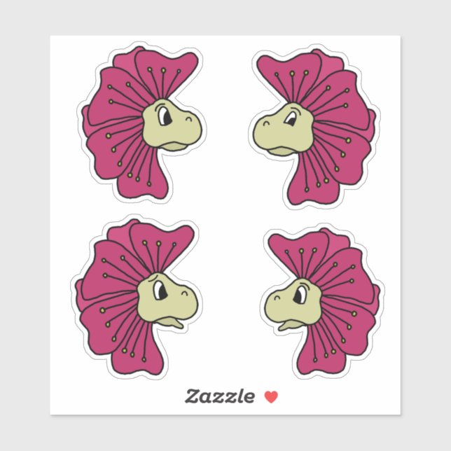 Flower dino Expressions Faces (Sheet)