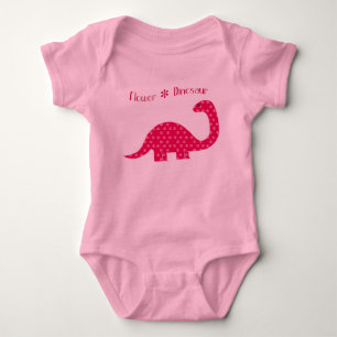 Flower Dinosaur Infant Baby Bodysuit