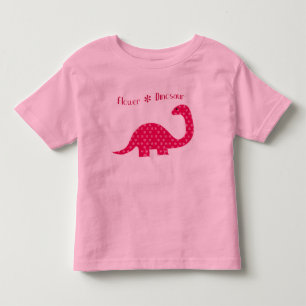 Flower Dinosaur Toddler T-shirt