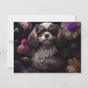 Flower Dog Postcards