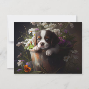 Flower Dog Postcards