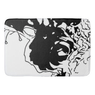 Flower Doodle Bath Mat