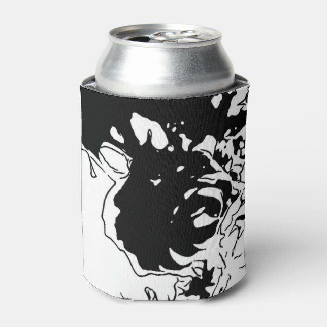 Flower Doodle Can Cooler (Can Front)
