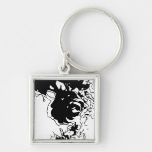 Flower Doodle Keychain