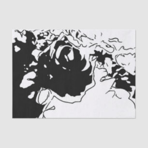 Flower Doodle Tissue Paper