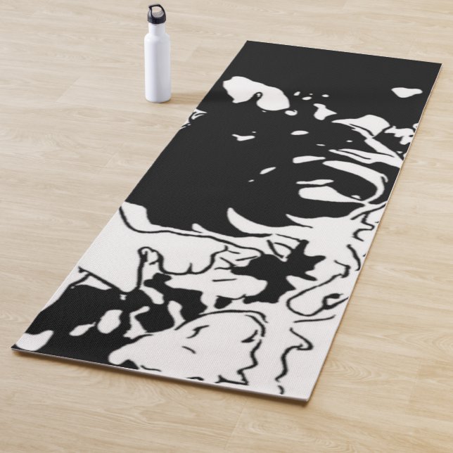 Flower Doodle Yoga Mat (In Situ)