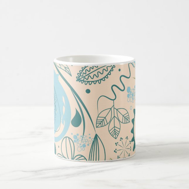 Flower Doodles Coffee Mug (Center)
