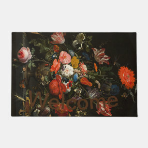 Flower door mat