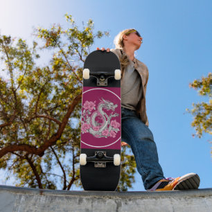 Flower Dragon Skateboard