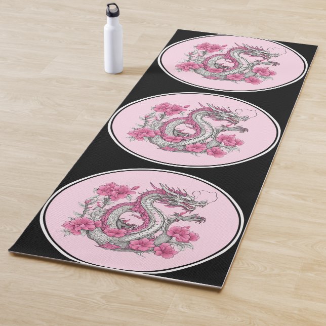 Flower Dragon Yoga Mat (In Situ)