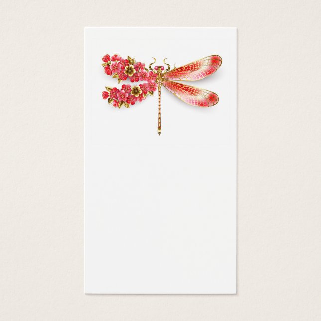 Flower dragonfly with jewellery sakura (Front)