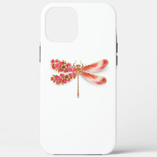 Flower dragonfly with jewellery sakura iPhone 12 pro max case