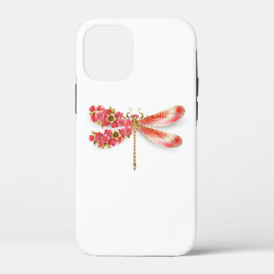 Flower dragonfly with jewellery sakura iPhone 12 mini case