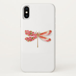 Flower dragonfly with jewellery sakura Case-Mate iPhone case