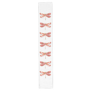 Flower dragonfly with jewellery sakura long table runner