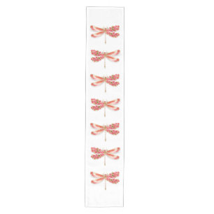 Flower dragonfly with jewellery sakura medium table runner