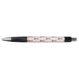 Flower dragonfly with jewellery sakura pen
