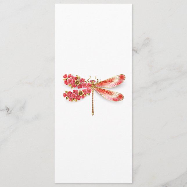 Flower dragonfly with jewellery sakura program (Front)