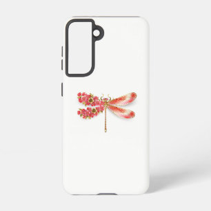 Flower dragonfly with jewellery sakura samsung galaxy case