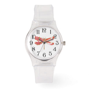 Flower dragonfly with jewellery sakura watch