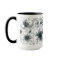 Flower Drawing on ringer mug