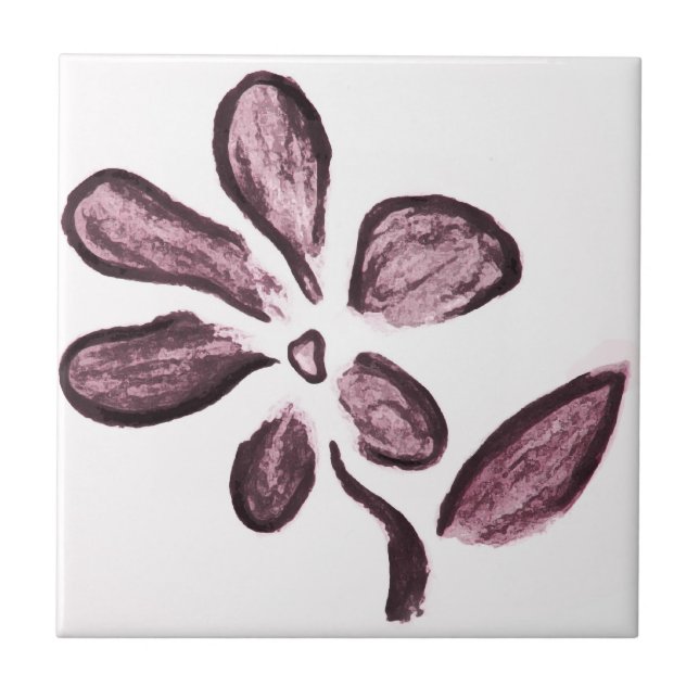 Flower drawing tile (Front)