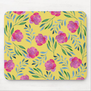 Flower Drawings Easy Mouse Pad