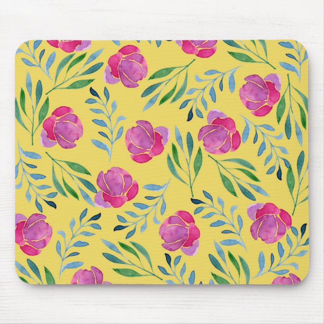 Flower Drawings Easy Mouse Pad (Front)