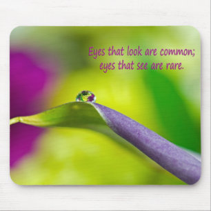 Flower Droplet Mouse Pad