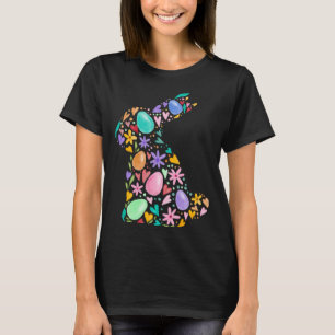 Flower Egg Easter Bunny Fun for Easter Spring East T-Shirt