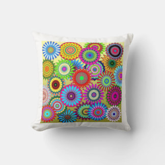 Flower Elegance Throw Pillow