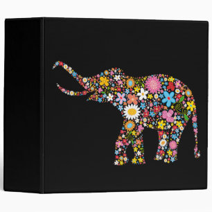 Flower Elephant Binder