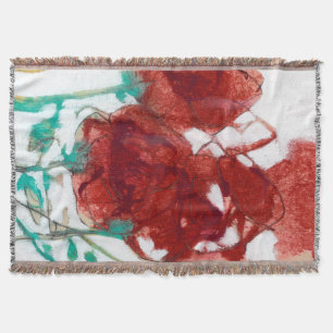 Flower Expression I Throw Blanket