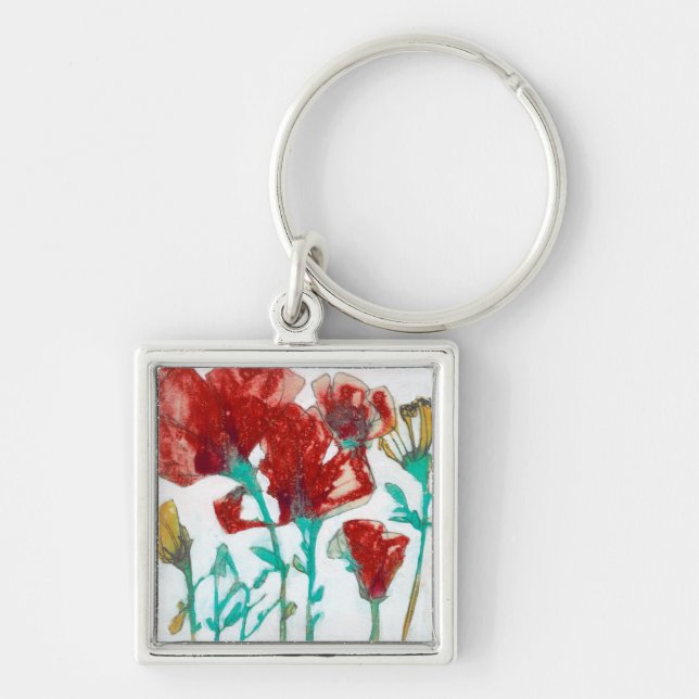 Flower Expression II Keychain (Front)