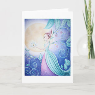 Flower Faery Greeting card