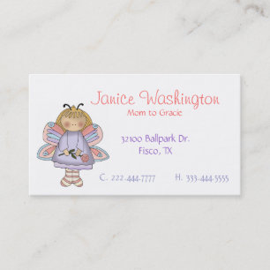 Flower Fairy Cute Mommy Card