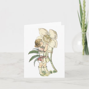Flower Fairy Folded Note Card