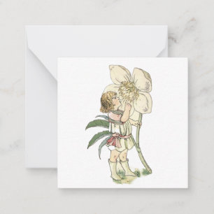 Flower Fairy Folded Note Card