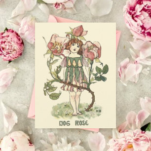 Flower Fairy Gardeners Folded  Note Card