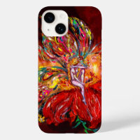 FLOWER FAIRY IN RED / Fantasy Floral